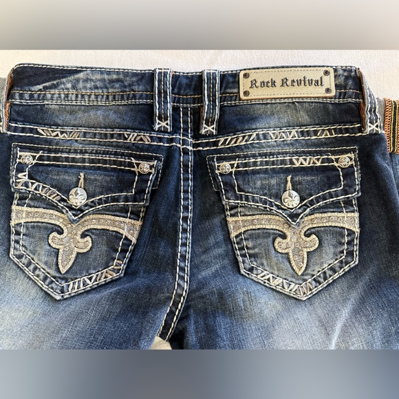 Rock Revival Jillian crop Jean - Picture 4 of 4